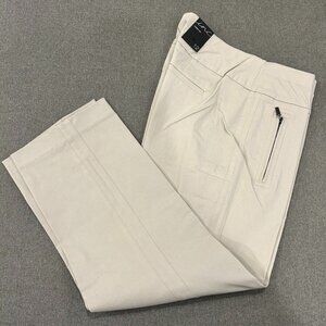 INC Career Crop Beige Slacks Size 12 NWT